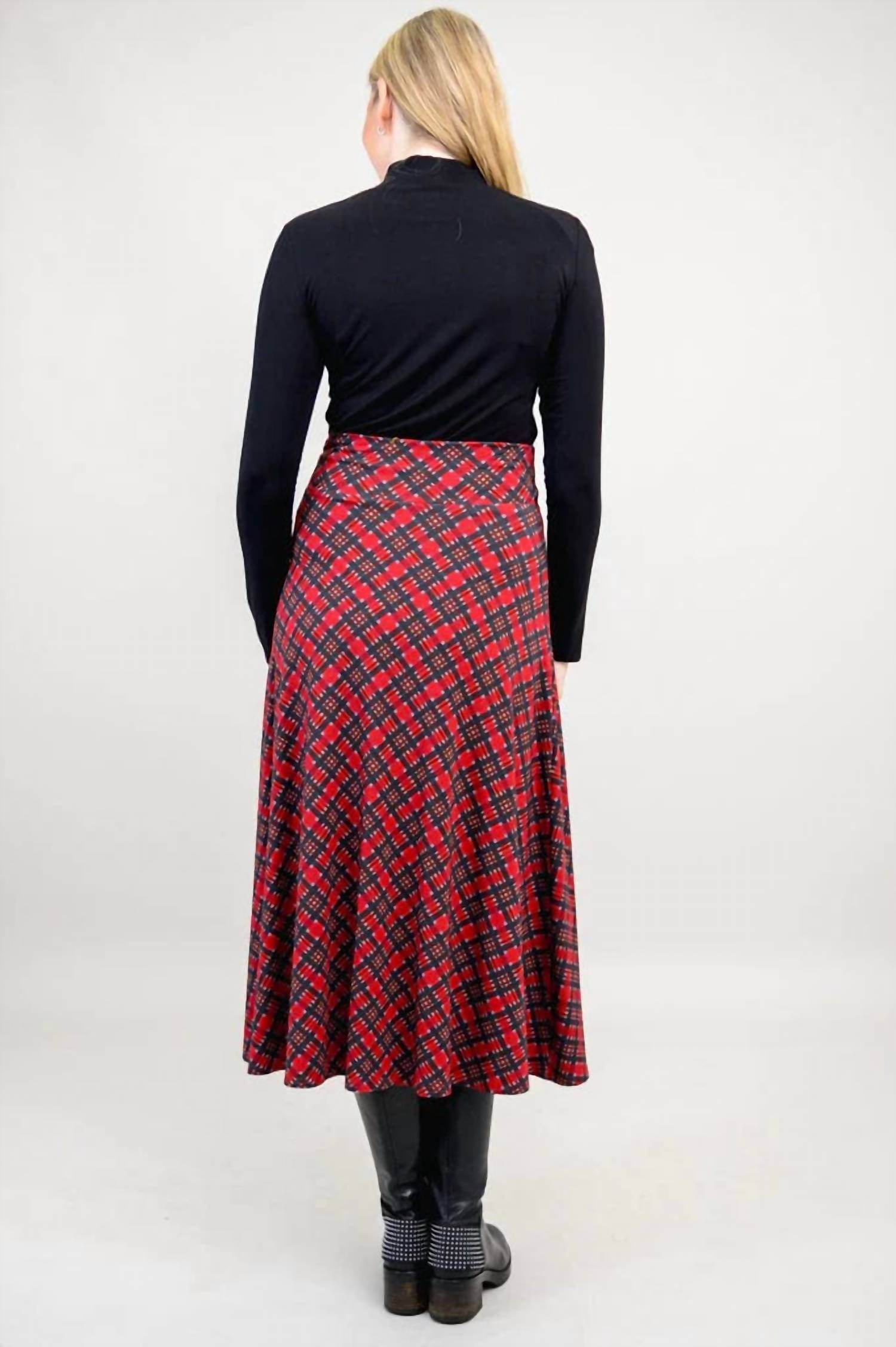 Blue Sky Papers - Long Plaid Skirt - Rack Hunt -