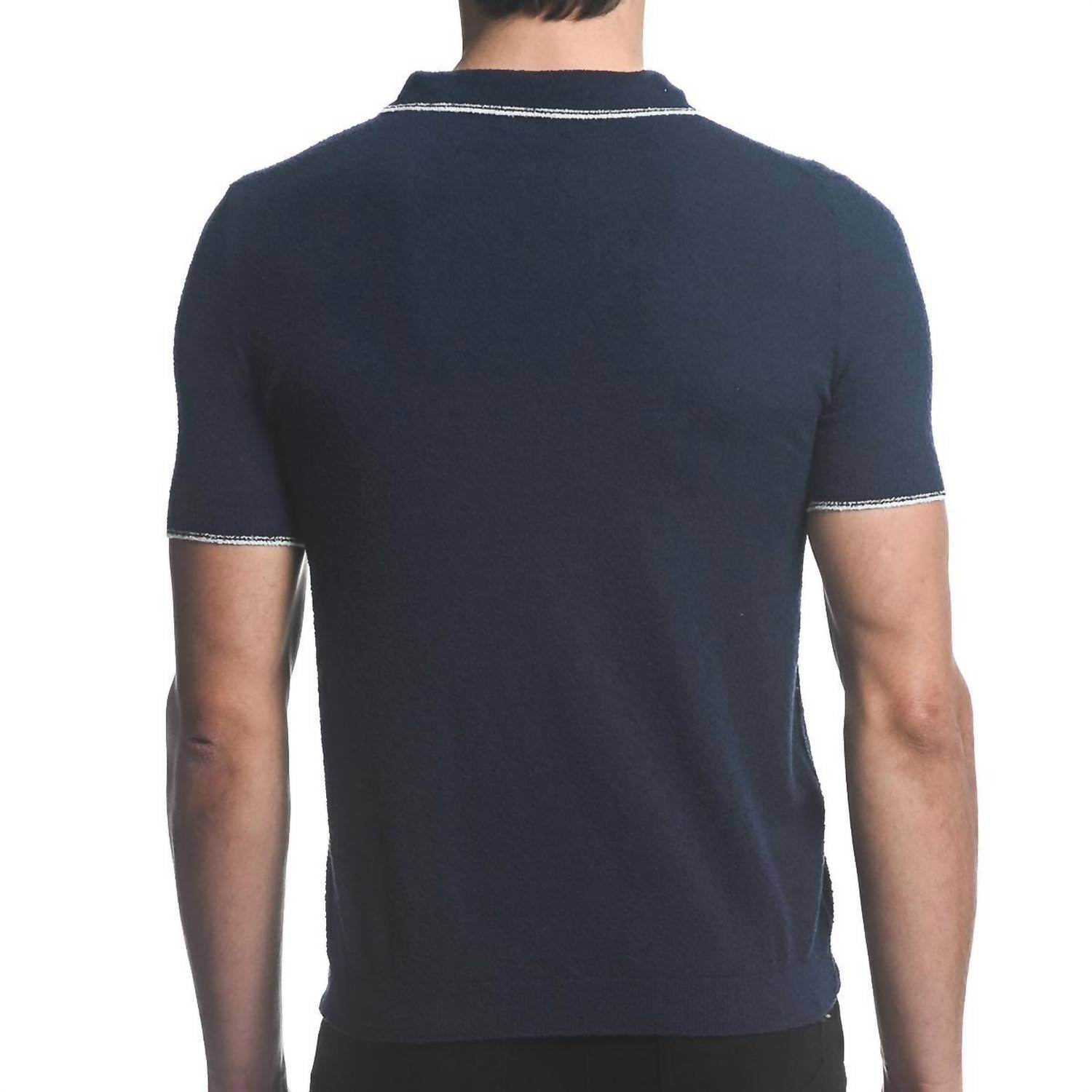 Postmarc - Boucle 3-button Knit Polo Shirt - Rack Hunt -