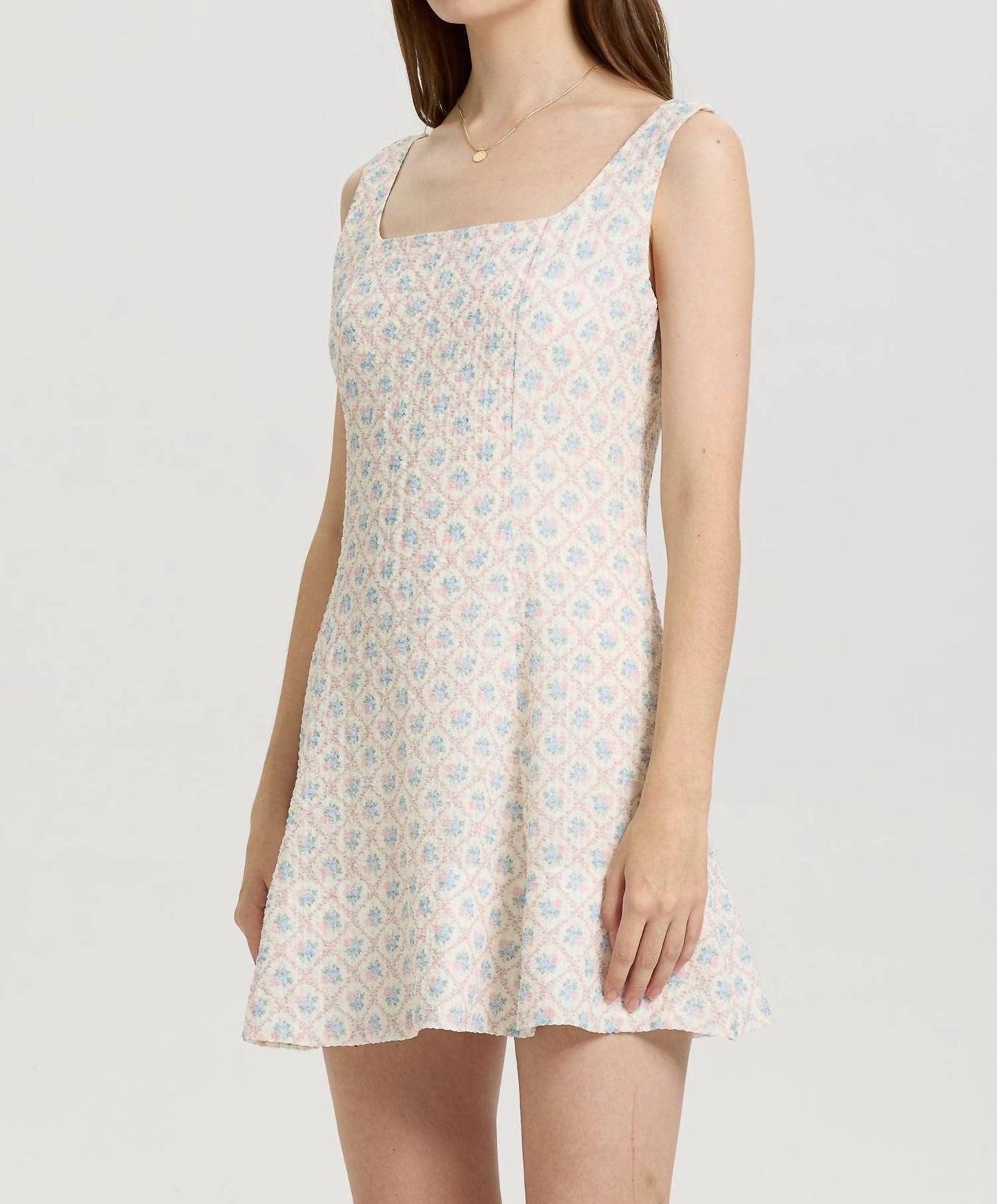 Floral Print Mini Dress