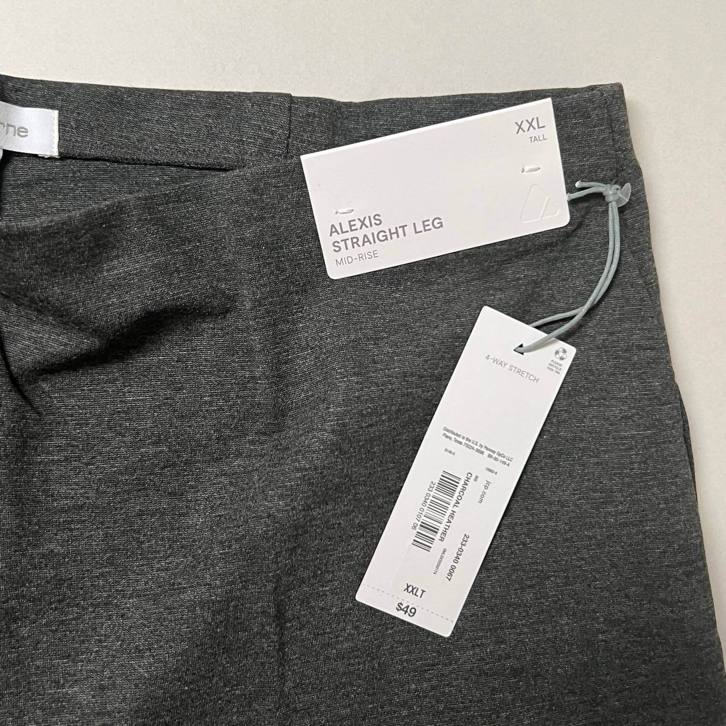 Liz Claiborne - Women's Alexis Straight Leg Mid-rise Pants - Tall - Rack Hunt -