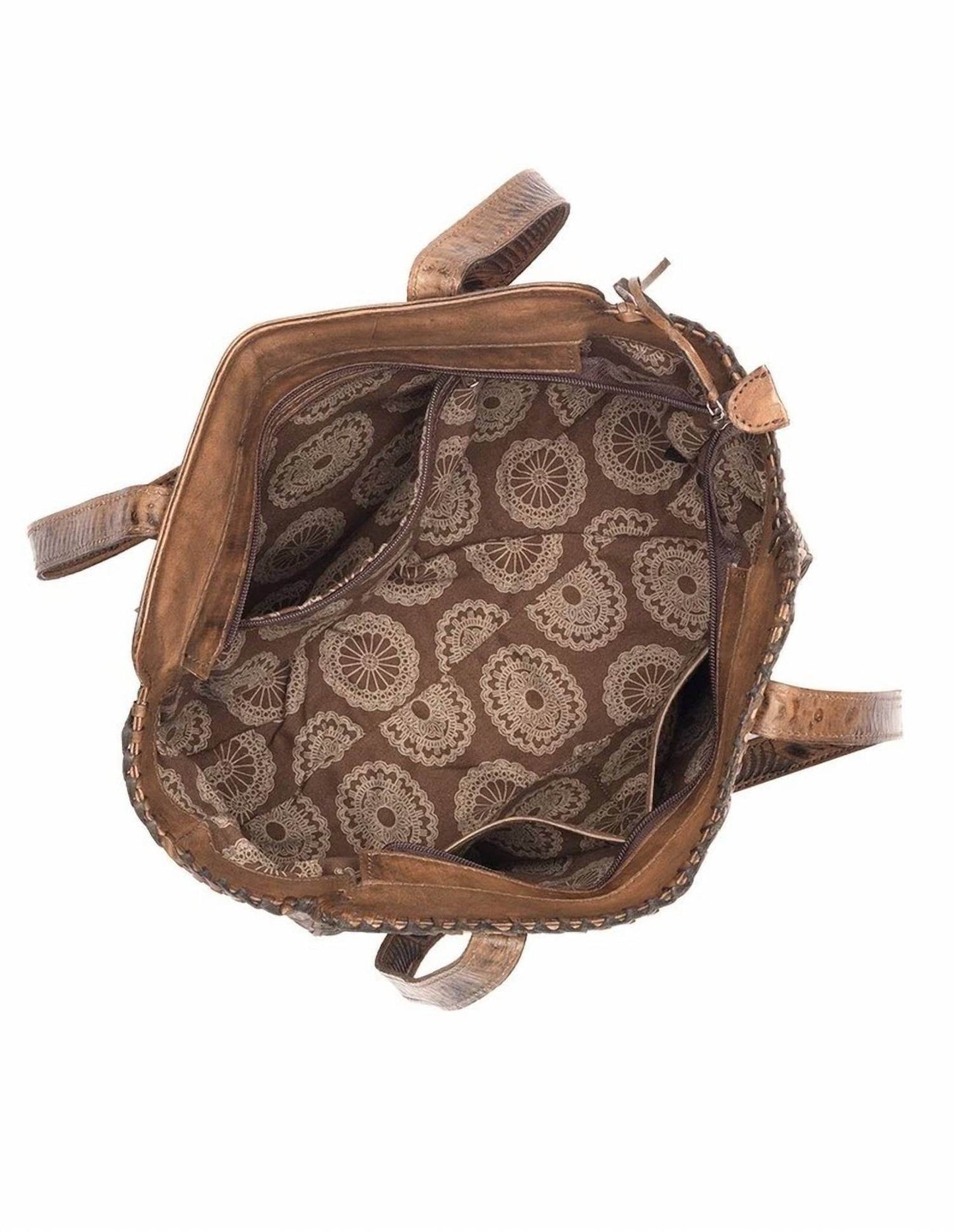 American West - Women's Secret Collection Zip Top Tote Bag With Compartment - Rack Hunt -