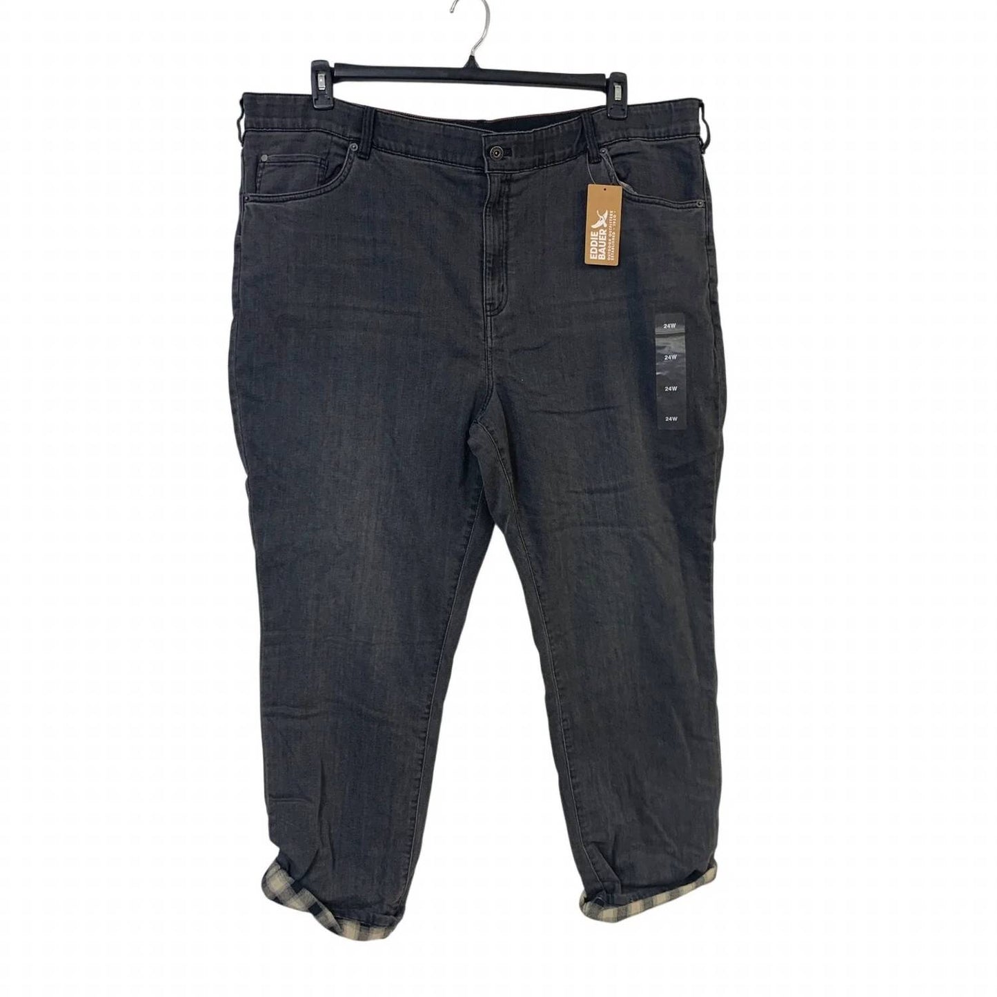 Boyfriend Flannel-lined Jeans