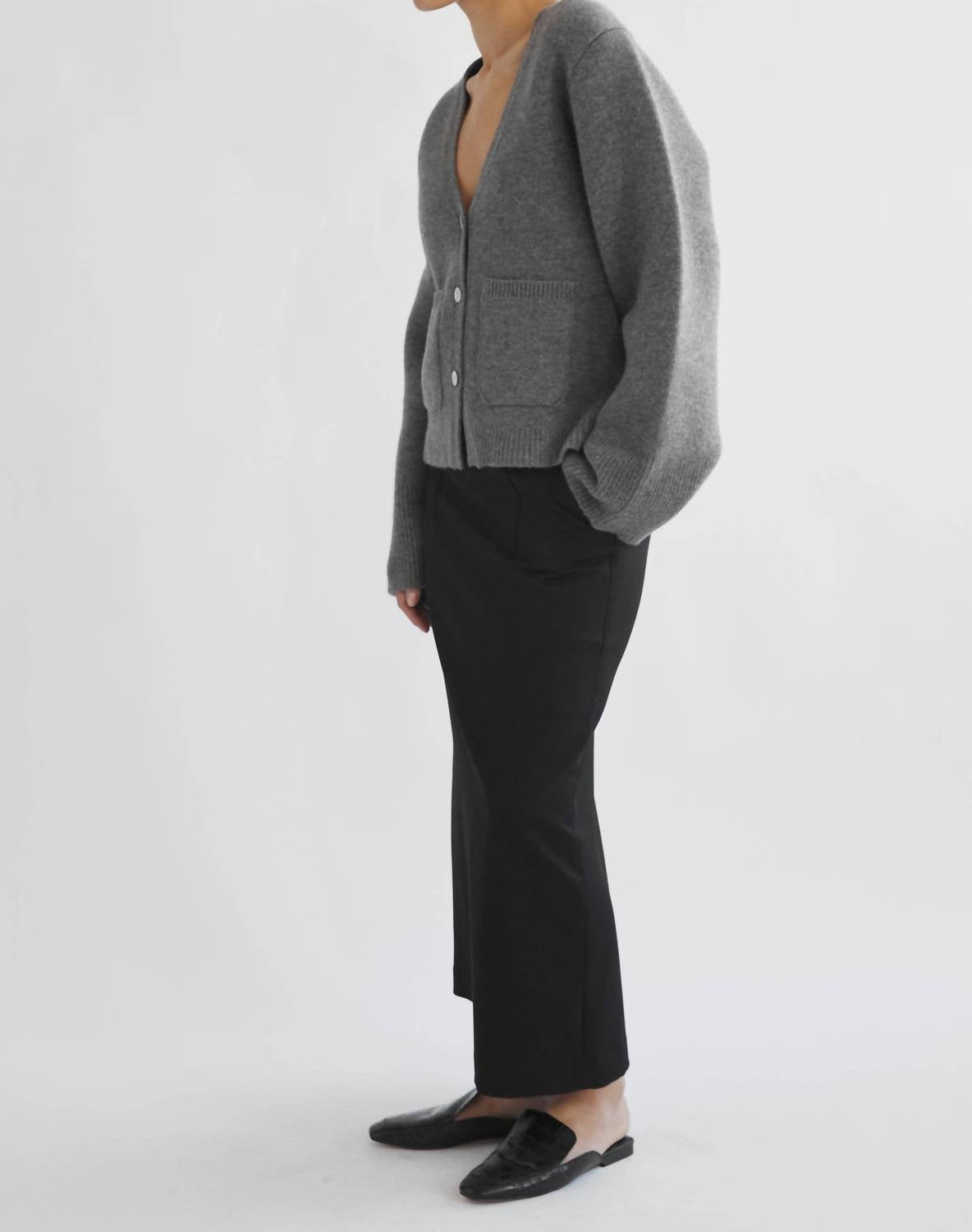 Women's V Neck Cardigan