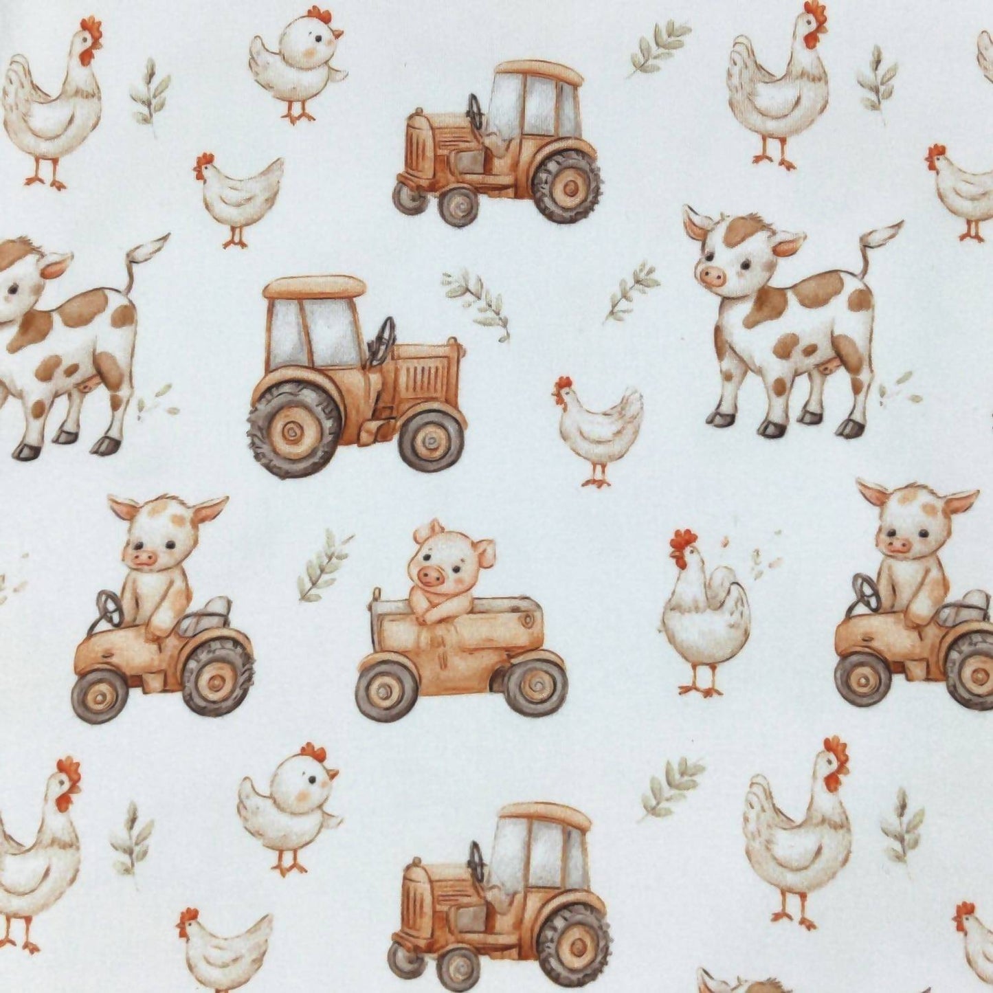 Kid's Farm Ride Knotted Gown