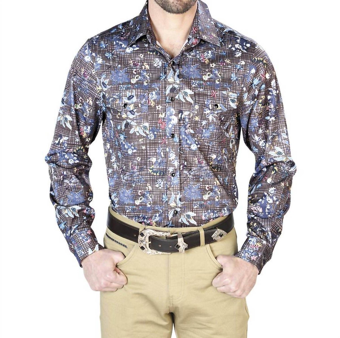 El Señor De Los Cielos - Casual Long Sleeve Shirt - Rack Hunt -