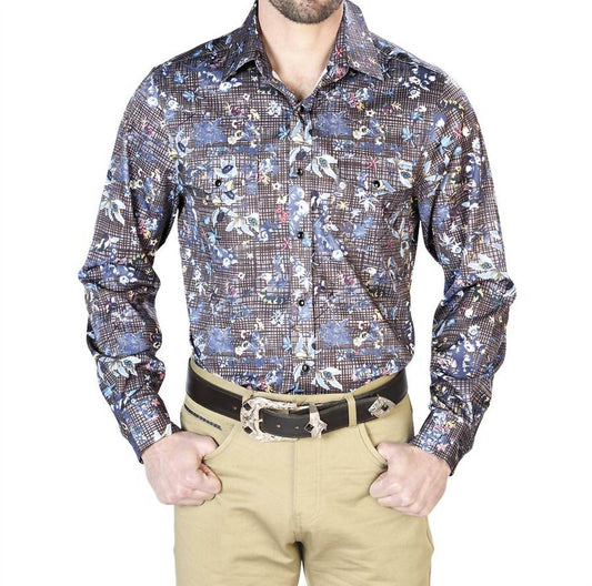 El Señor De Los Cielos - Casual Long Sleeve Shirt - Rack Hunt -