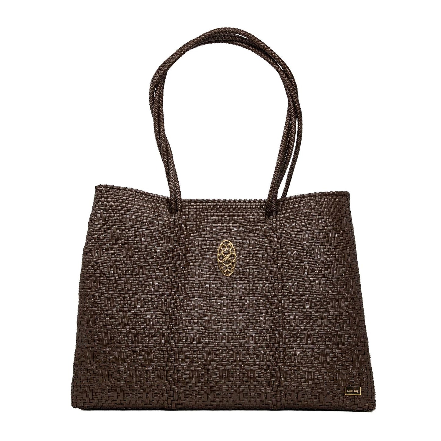 Women's Travel Woven Tote Bag With Clutch