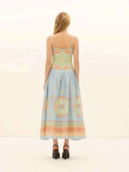 Matthiola Waisted Midi Dress