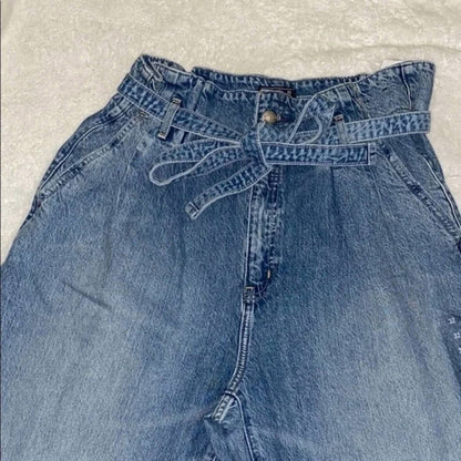 Ultra High Rise Paperbag Waist Jeans