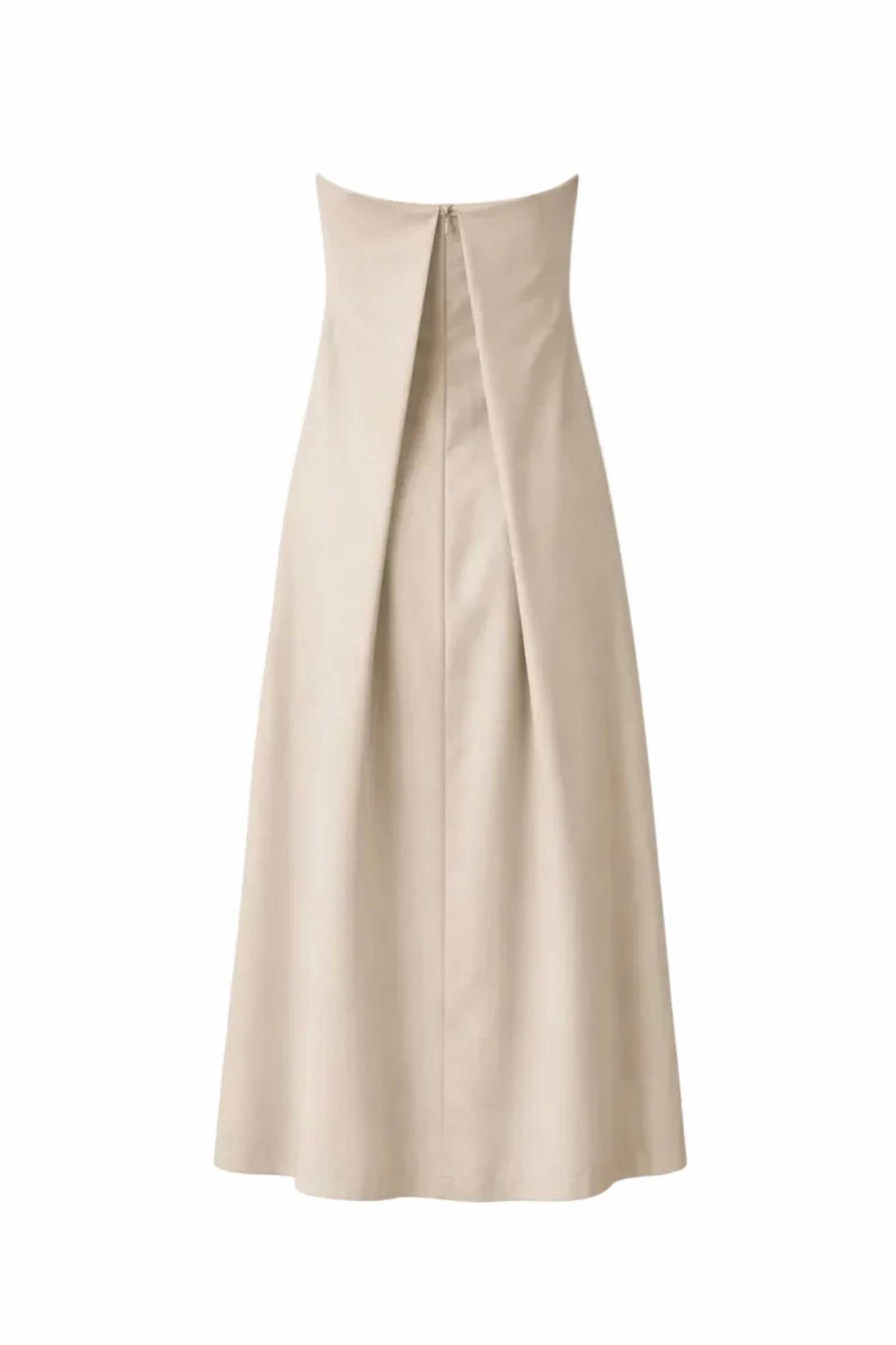 Summer Wool Strapless Dress