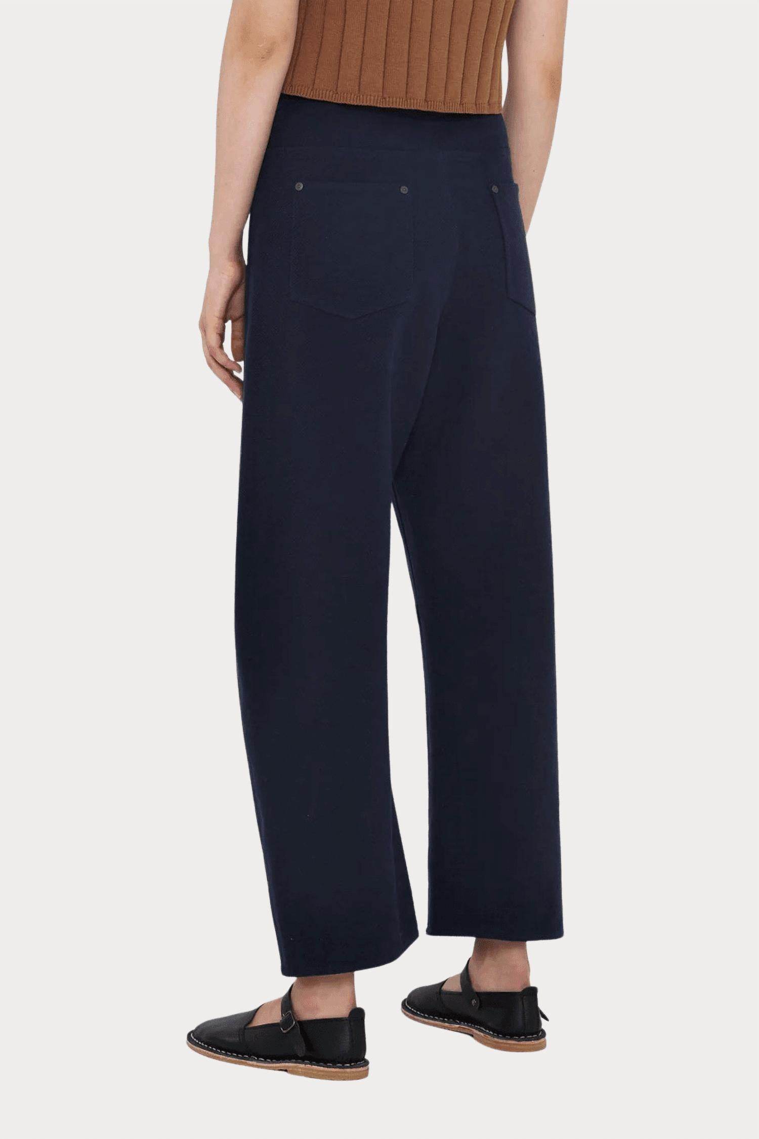 7115 by SZEKI - Relaxed Curve Legged Trouser - Rack Hunt