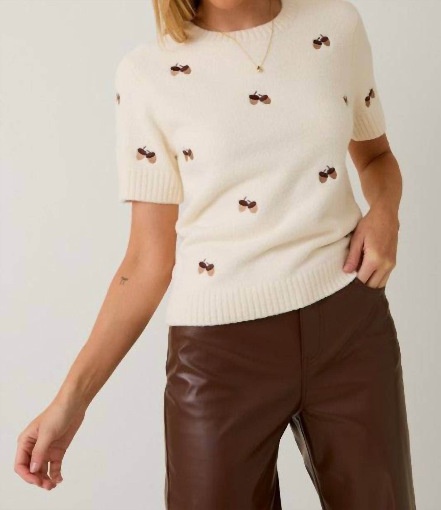 Sunday Edition - Acorn Short Sleeve Sweater - Rack Hunt -
