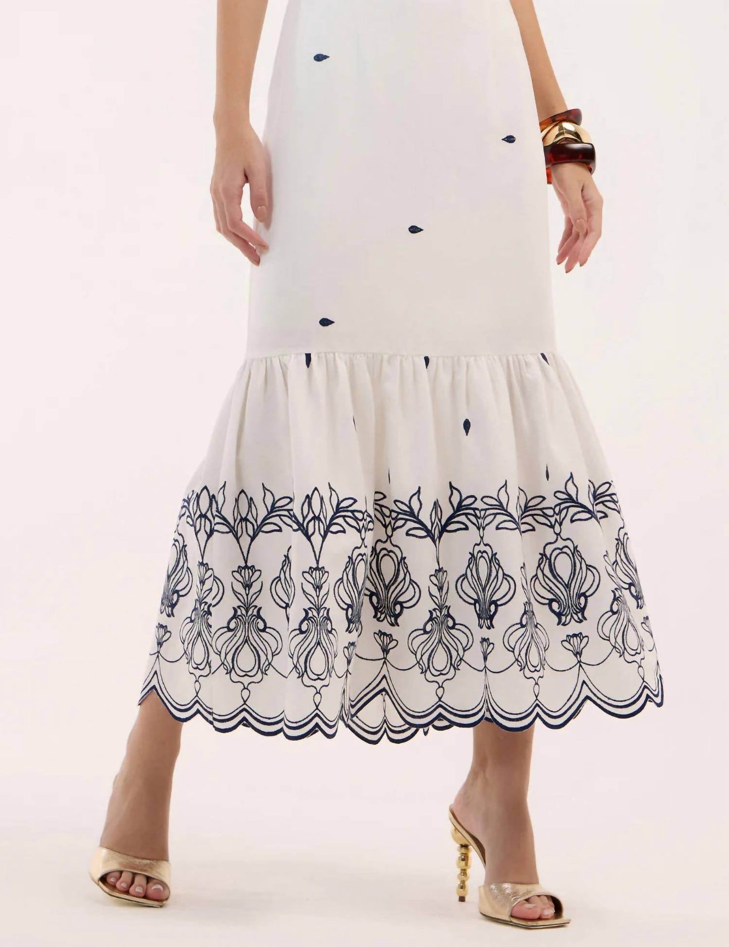 Strass - Mermaid Embroidered Dress - Rack Hunt -