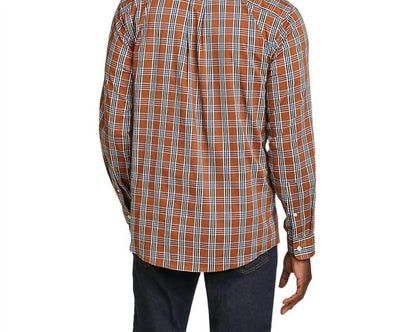 Plaid Long Sleeve Getaway Flex Button Down Shirt