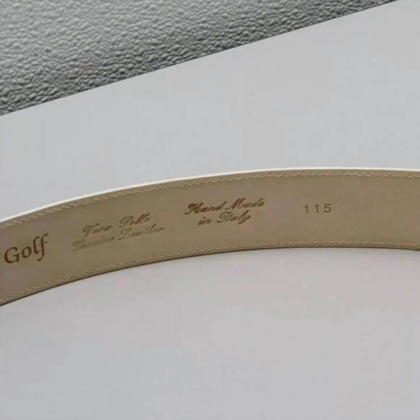 Fresco Golf - Men's Leather Alligator Embossed Belt - Rack Hunt -