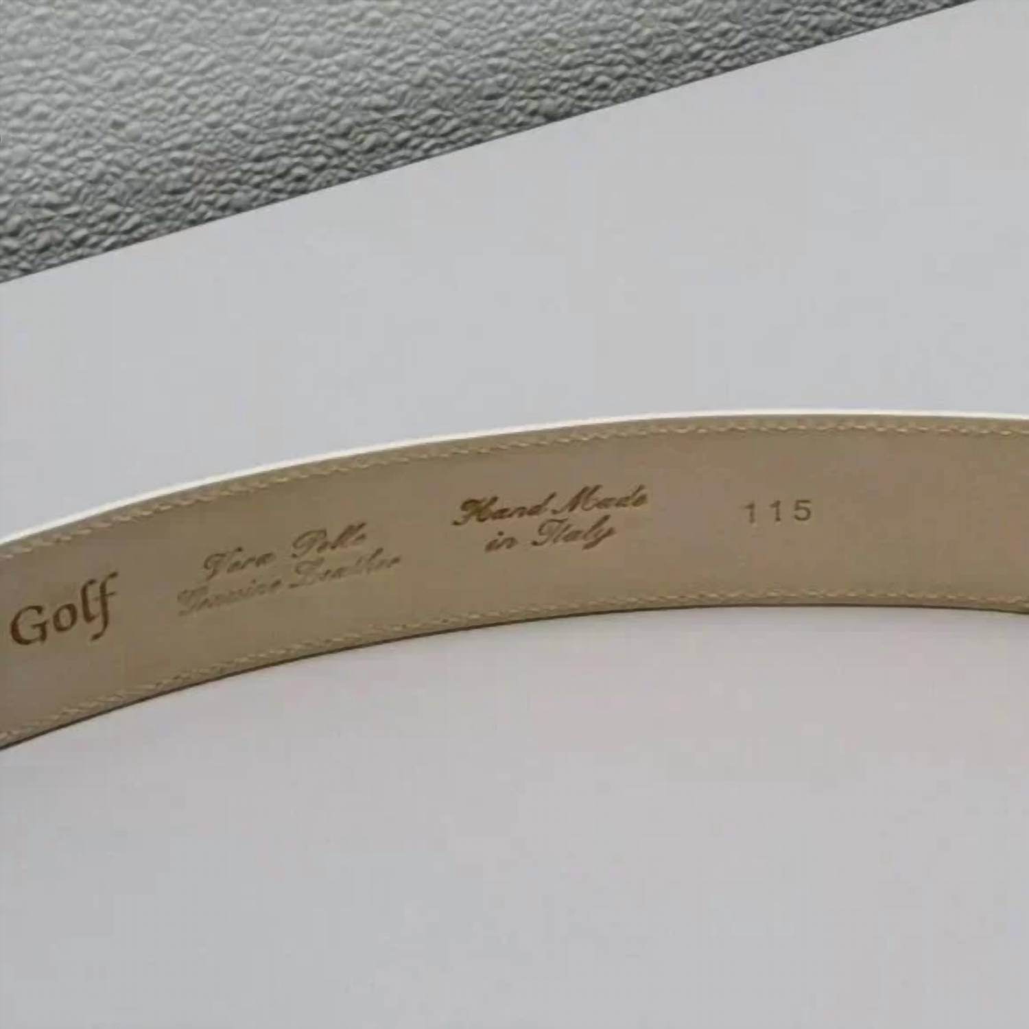 Fresco Golf - Men's Leather Alligator Embossed Belt - Rack Hunt -