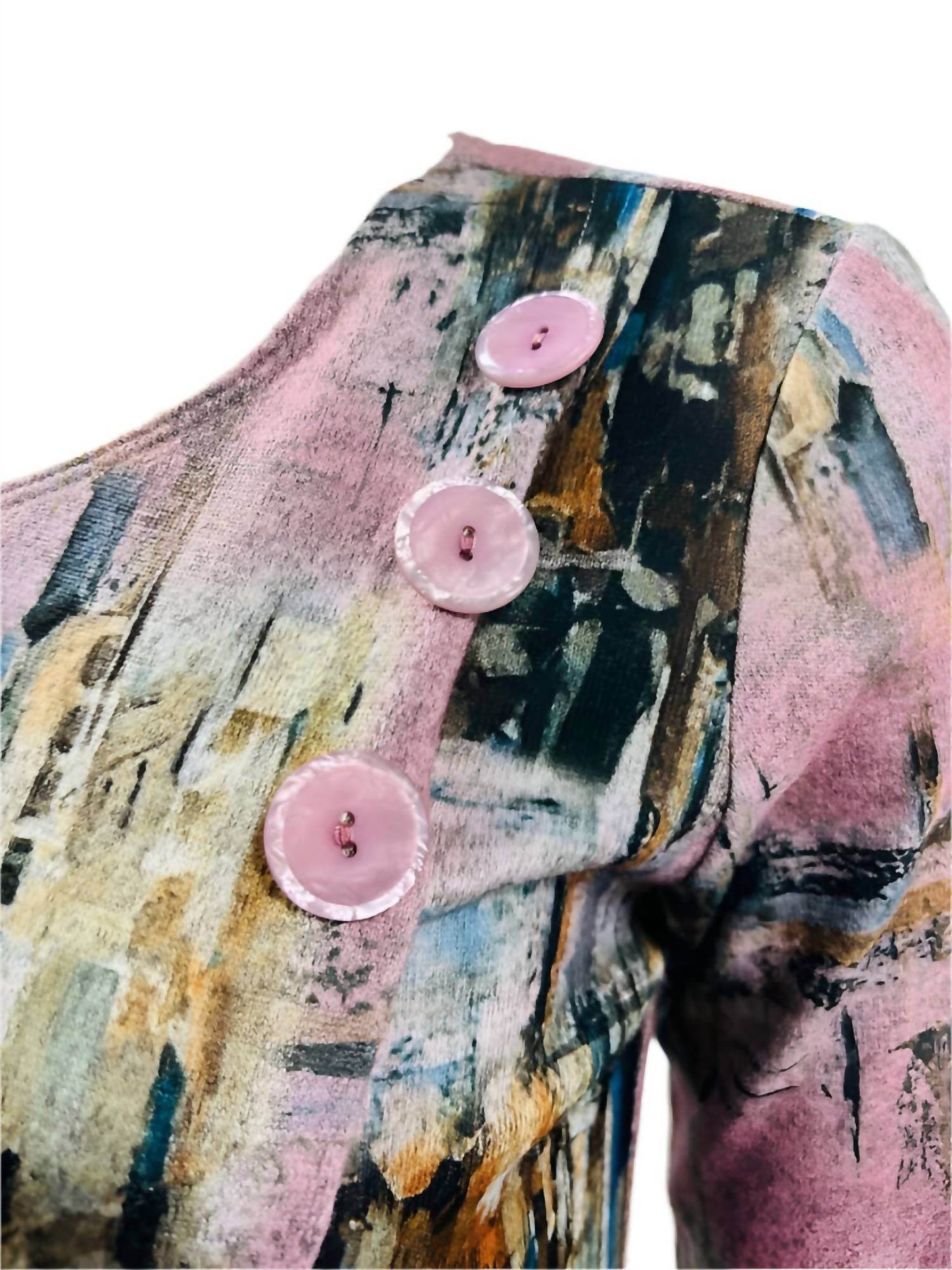 Variations - Women's Impressionistic Cityscape Top - Rack Hunt -