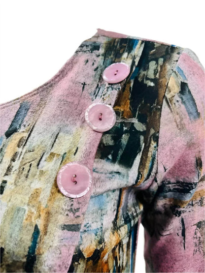 Variations - Women's Impressionistic Cityscape Top - Rack Hunt