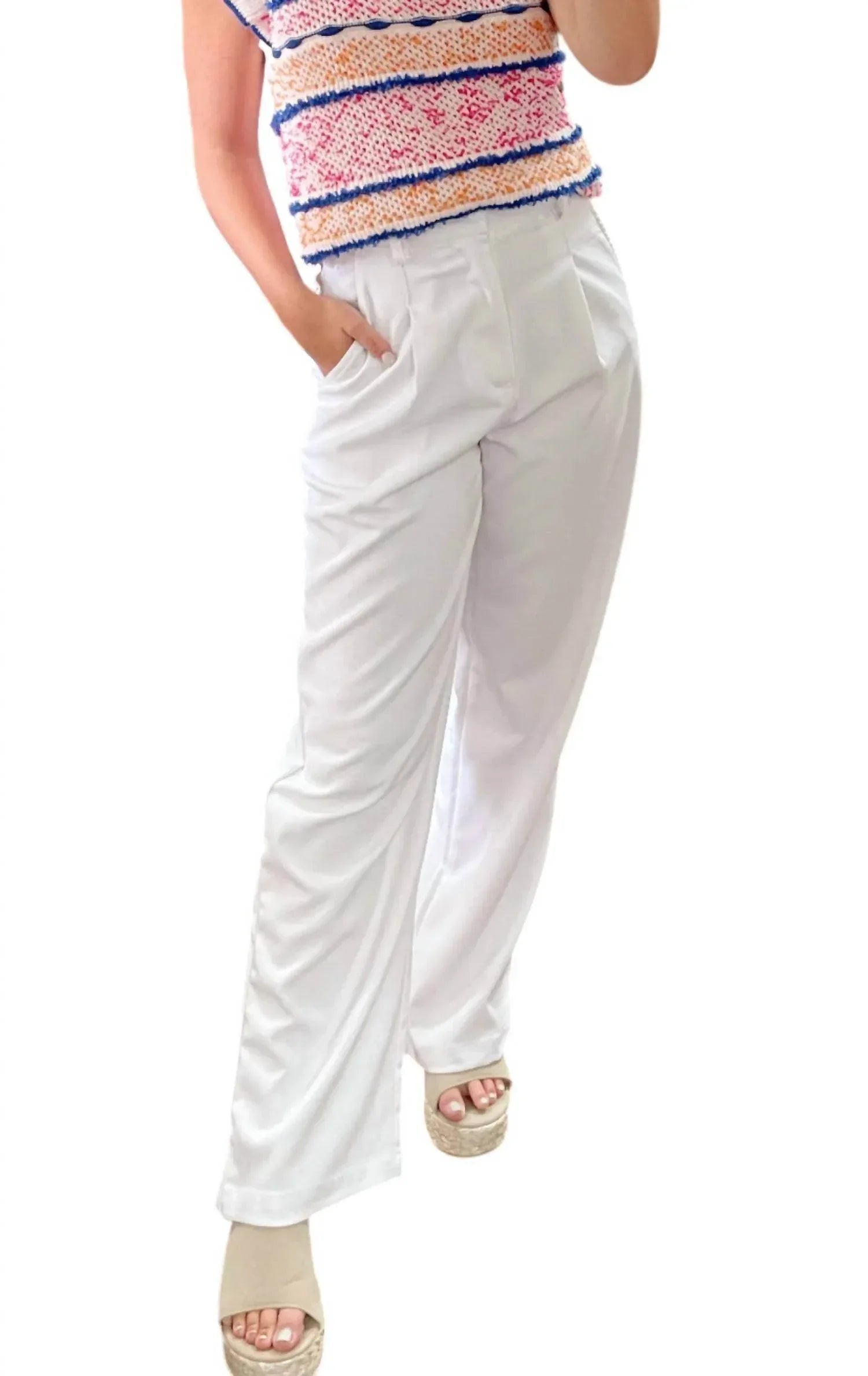 Sweet Habit - Bria Wide Leg Pants - Rack Hunt