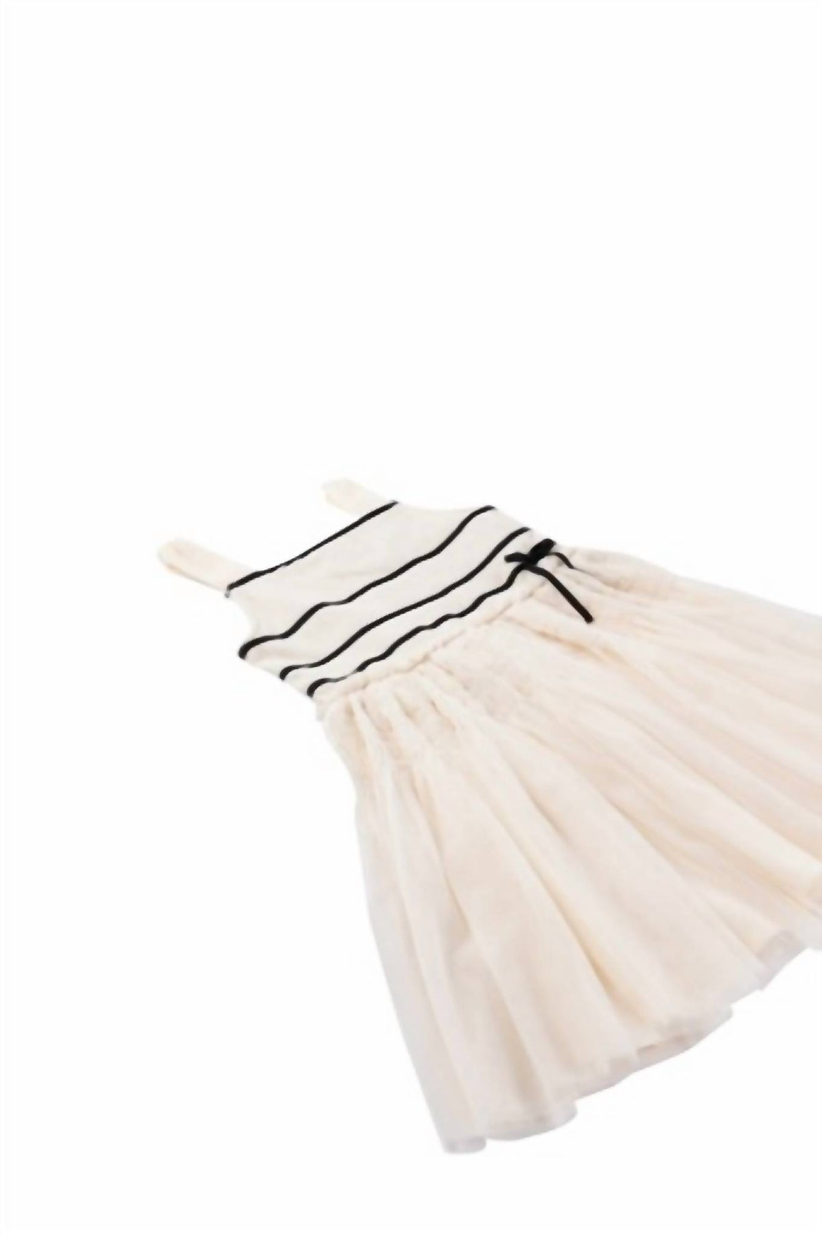 Kid's Mesh Dress With Cardigan