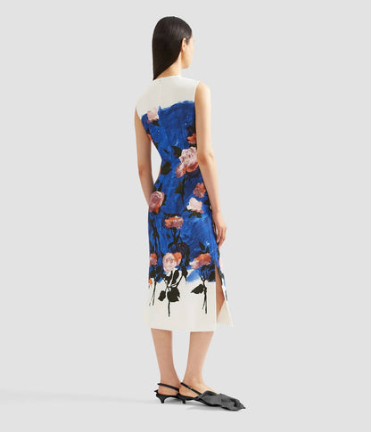 Sleeveless Pencil Midi Dress
