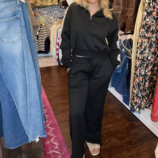 Two Piece Sweter And Pants Set