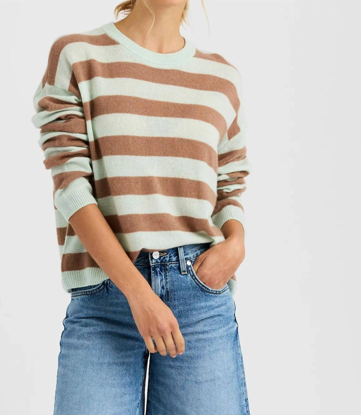 Sloane Cashmere Boxy Pullover Sweater