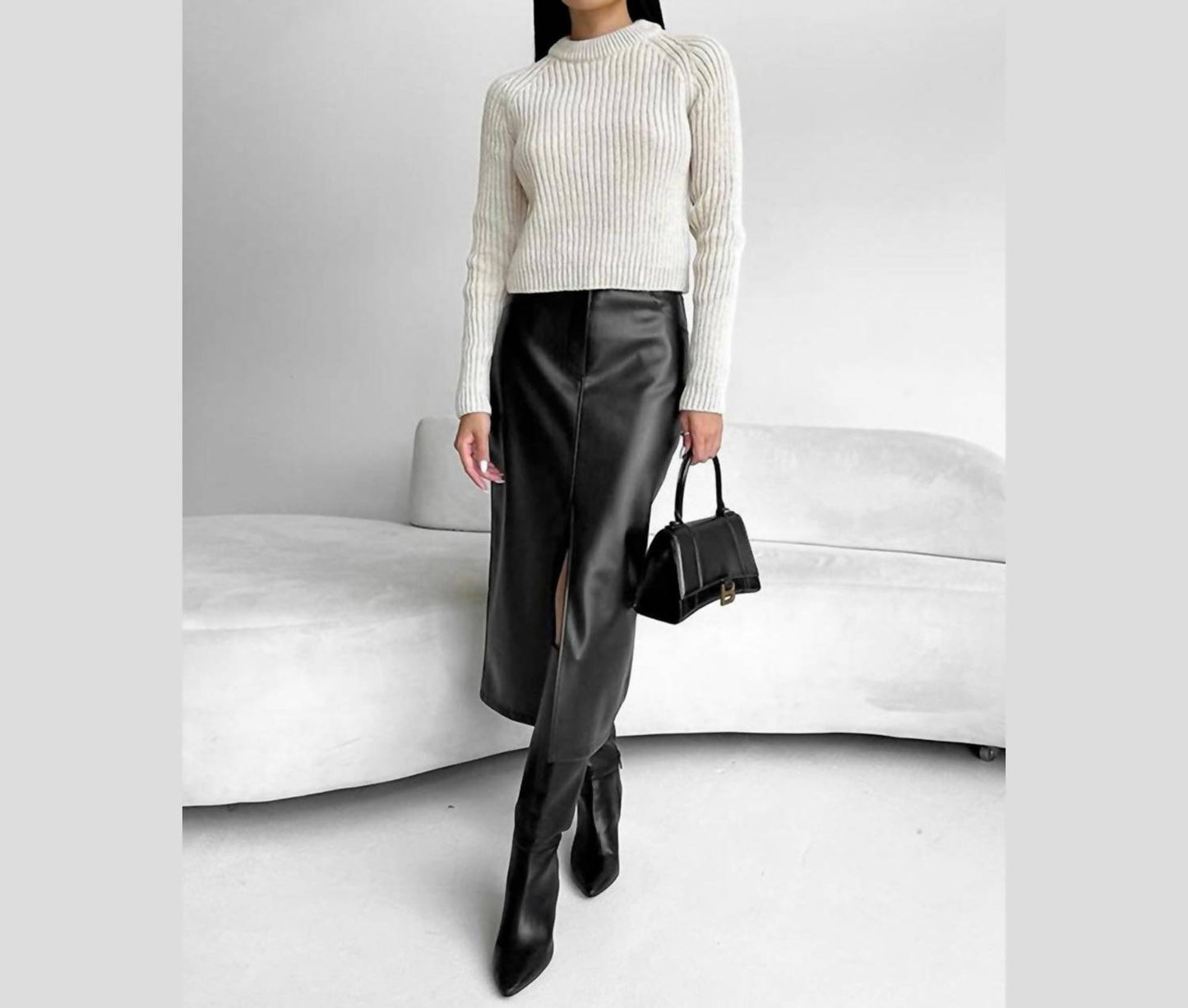 Strike A Pose Midi Skirt