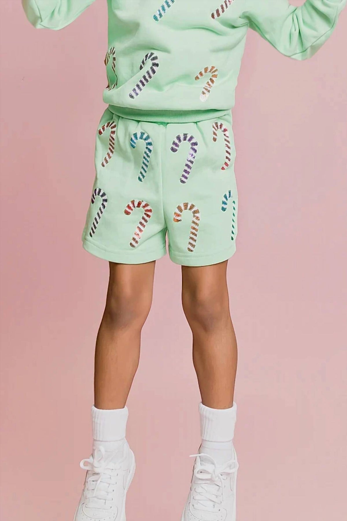 Candy Cane Sequin Short