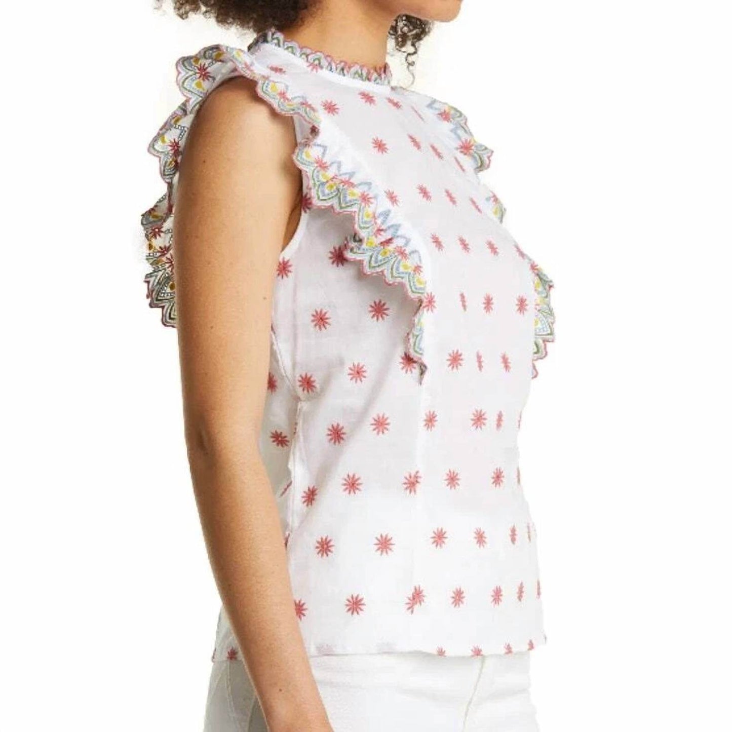 Boden - Broderie Anglaise Sleeveless Top - Rack Hunt -