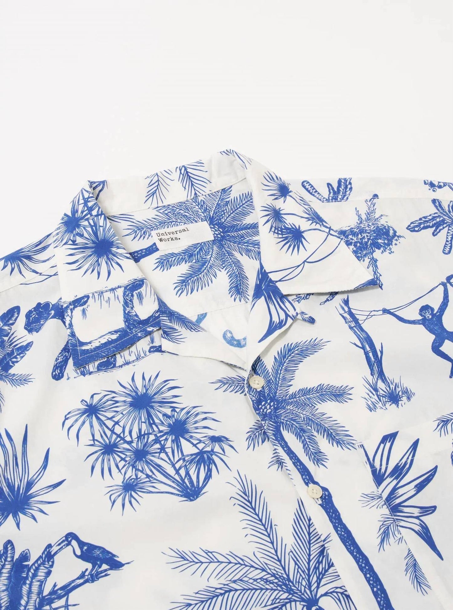 Jungle Toile Poplin Camp Shirt