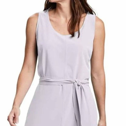 Escapelite Sleeveless Belted Midi Dress - Plus