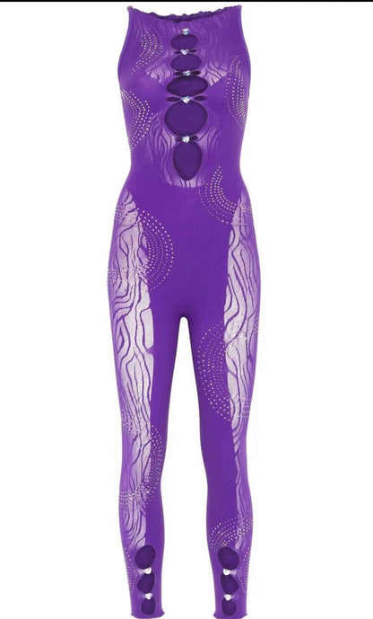 Women's Rhinestoned Janice Jumpsuit