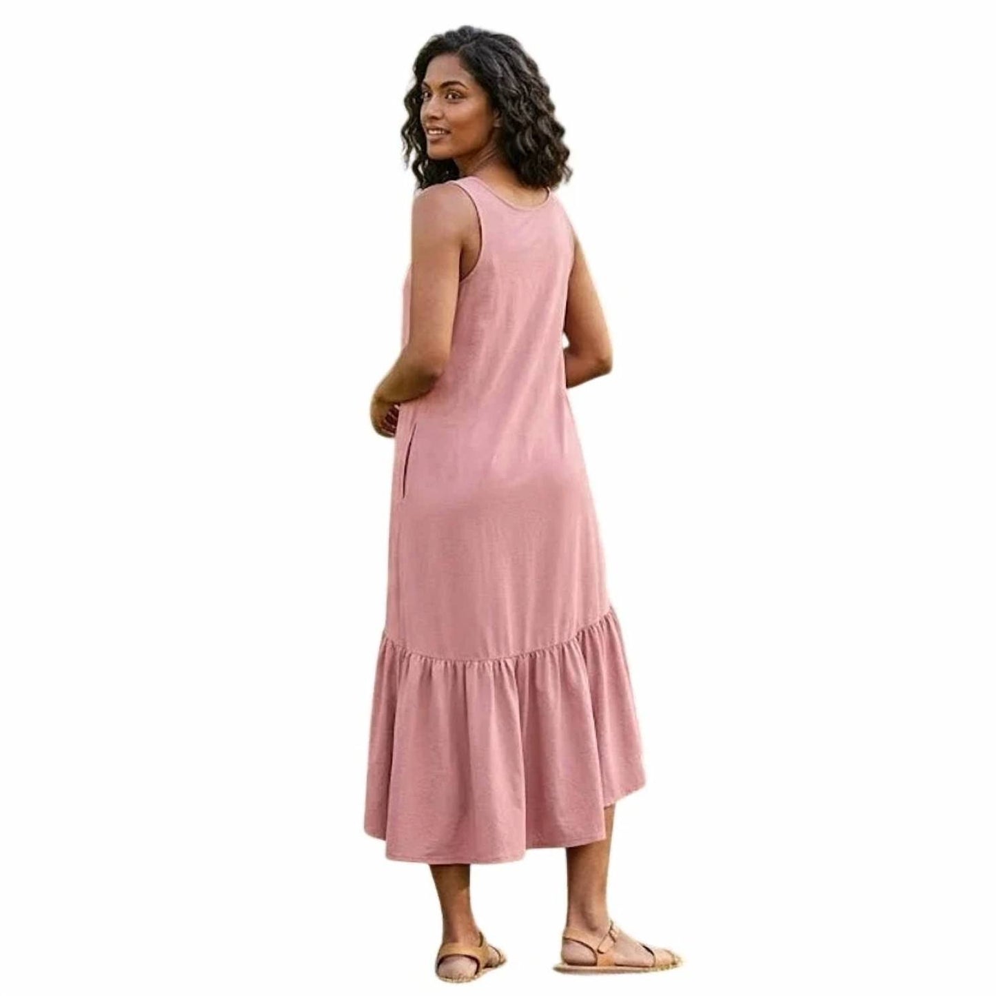 Departure Sleeveless Midi Dress - Plus