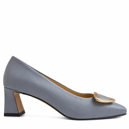 Women's Leather Square Toe Pump