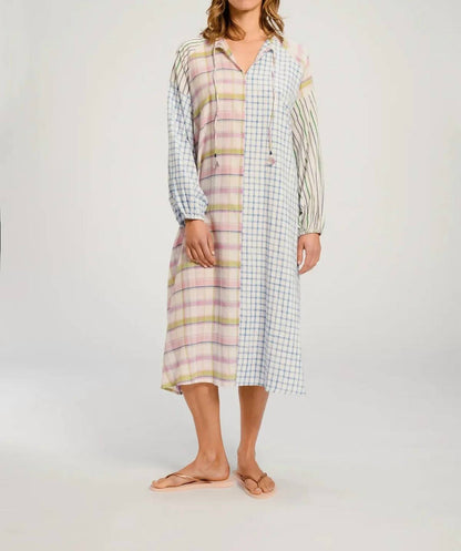 Pushkar Patchwork Maxi Dress