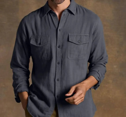 Rowan - Leeds Double Layer Cotton Gauze Shirt - Rack Hunt