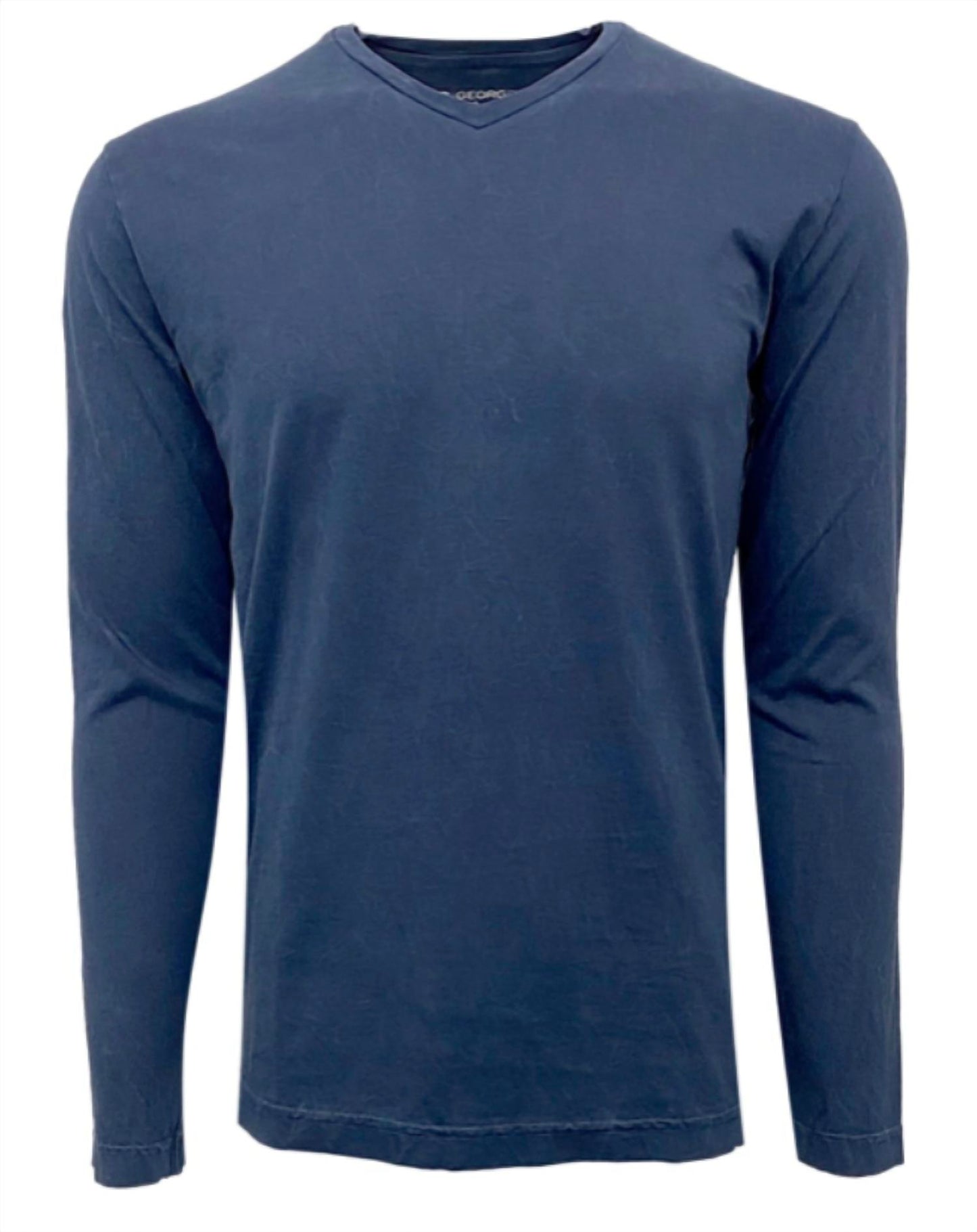 Men's V-Neck Long Sleeve Pima Cotton Top