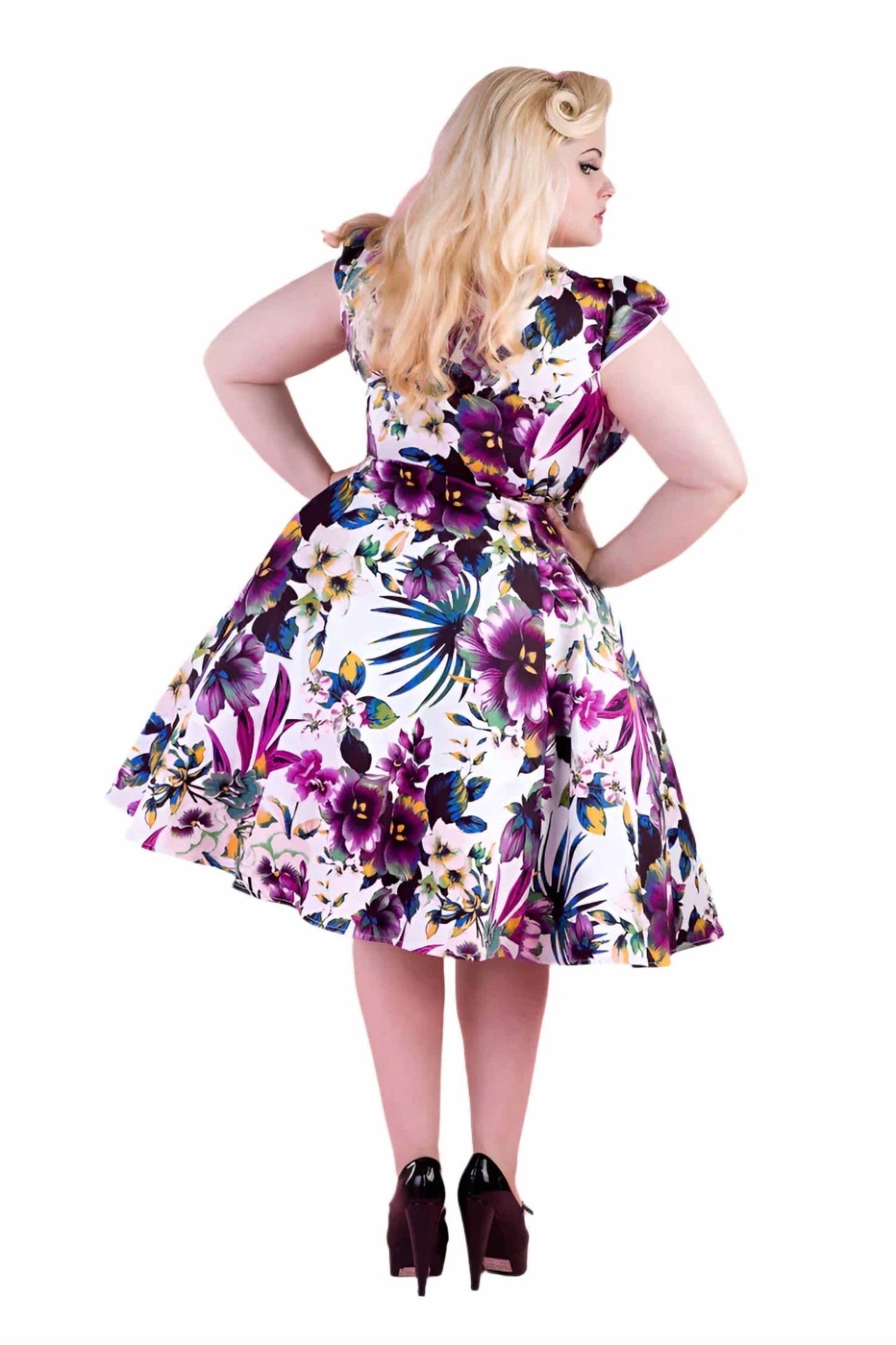 Panises Floral Swing Dress