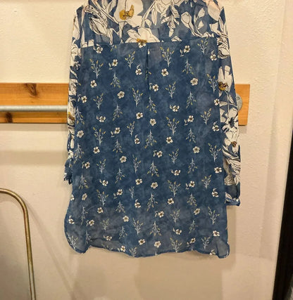 Olive Hill - Drawn Floral Blouse - Rack Hunt