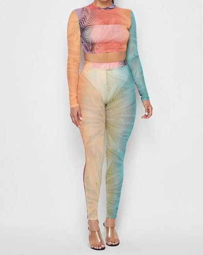 Charlie Feel The Breeze Mesh Pants Set