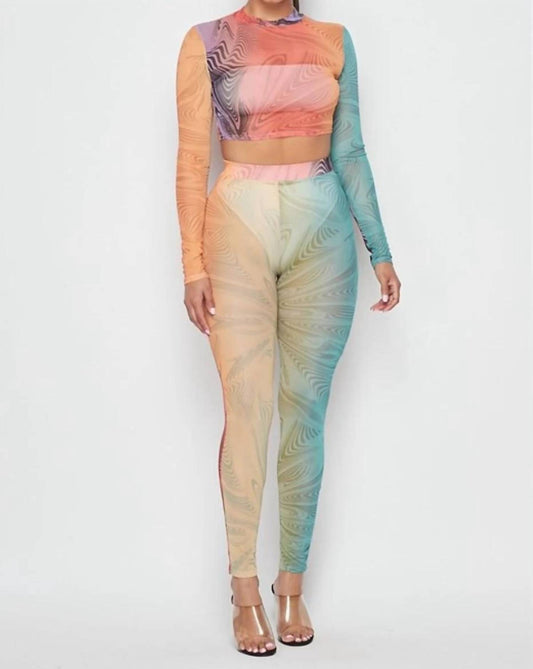Charlie Feel The Breeze Mesh Pants Set
