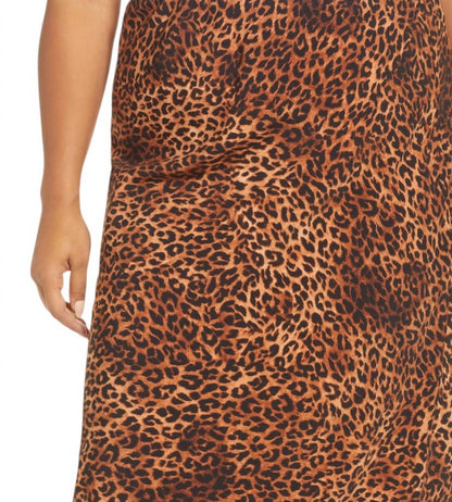 Lyndon Satin Bias Skirt - Plus