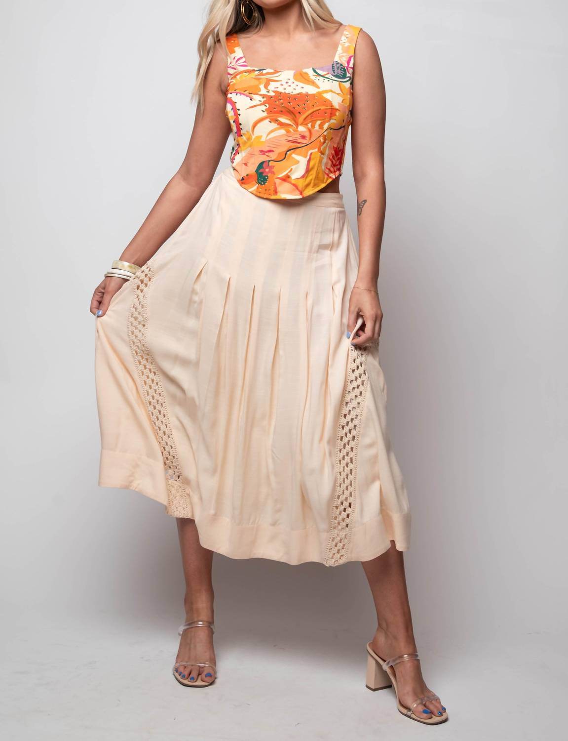 Ash & Eden - Adeena Crochet Skirt - Rack Hunt -