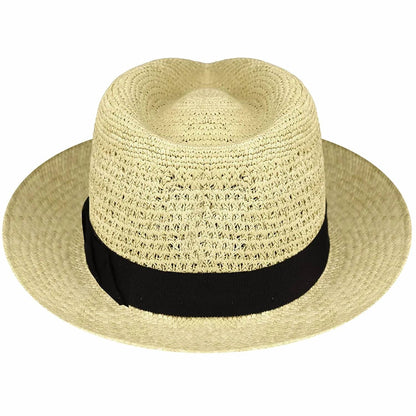 Men's Genuine Toquilla Palm Fedora