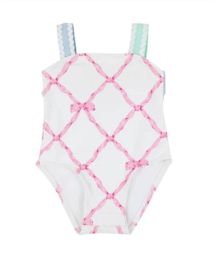 Girl's Shannon Bow Bathing Suit