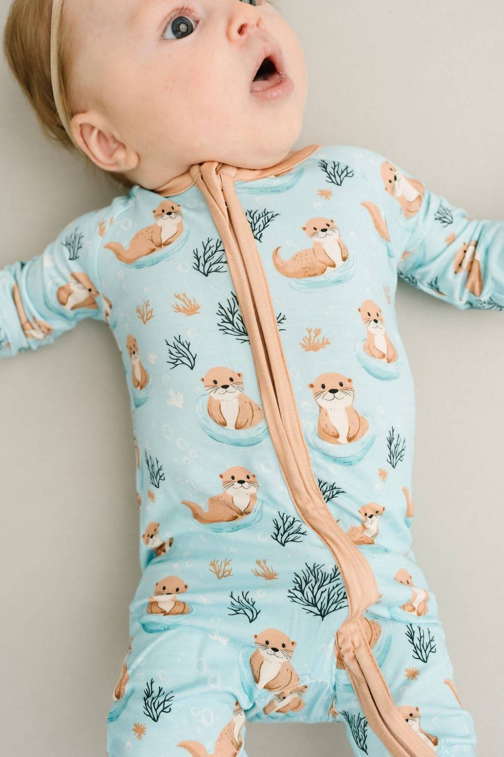 Kid's Otter Splash Bamboo Sleeper