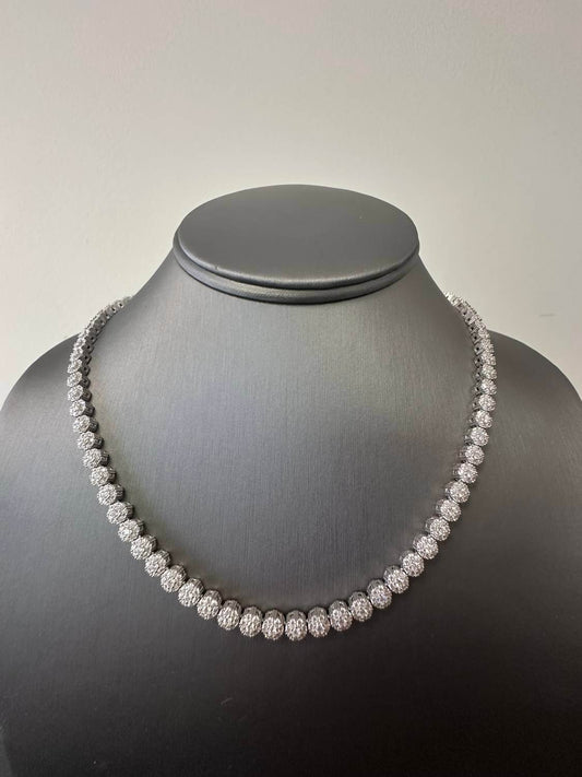 Dan's Fashion Jewelry - Semi Tennis Necklace - Rack Hunt -