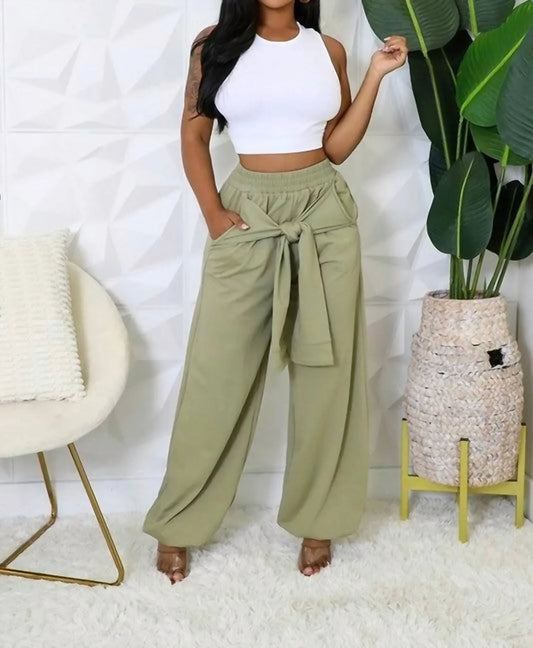 Little Secret Of Mine - Women's High Waisted Pants - alternate view - Rack Hunt