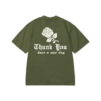Men's Thank You Needlepoint T-shirt